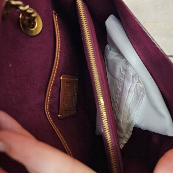 COACH Parker In Signature Canvas With Prairie Floral Print Shoulder Bag - Picture 6 of 14